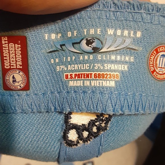 Top of The World North Carolina Tar Heels Hat/Cap OSFM - Picture 7 of 7